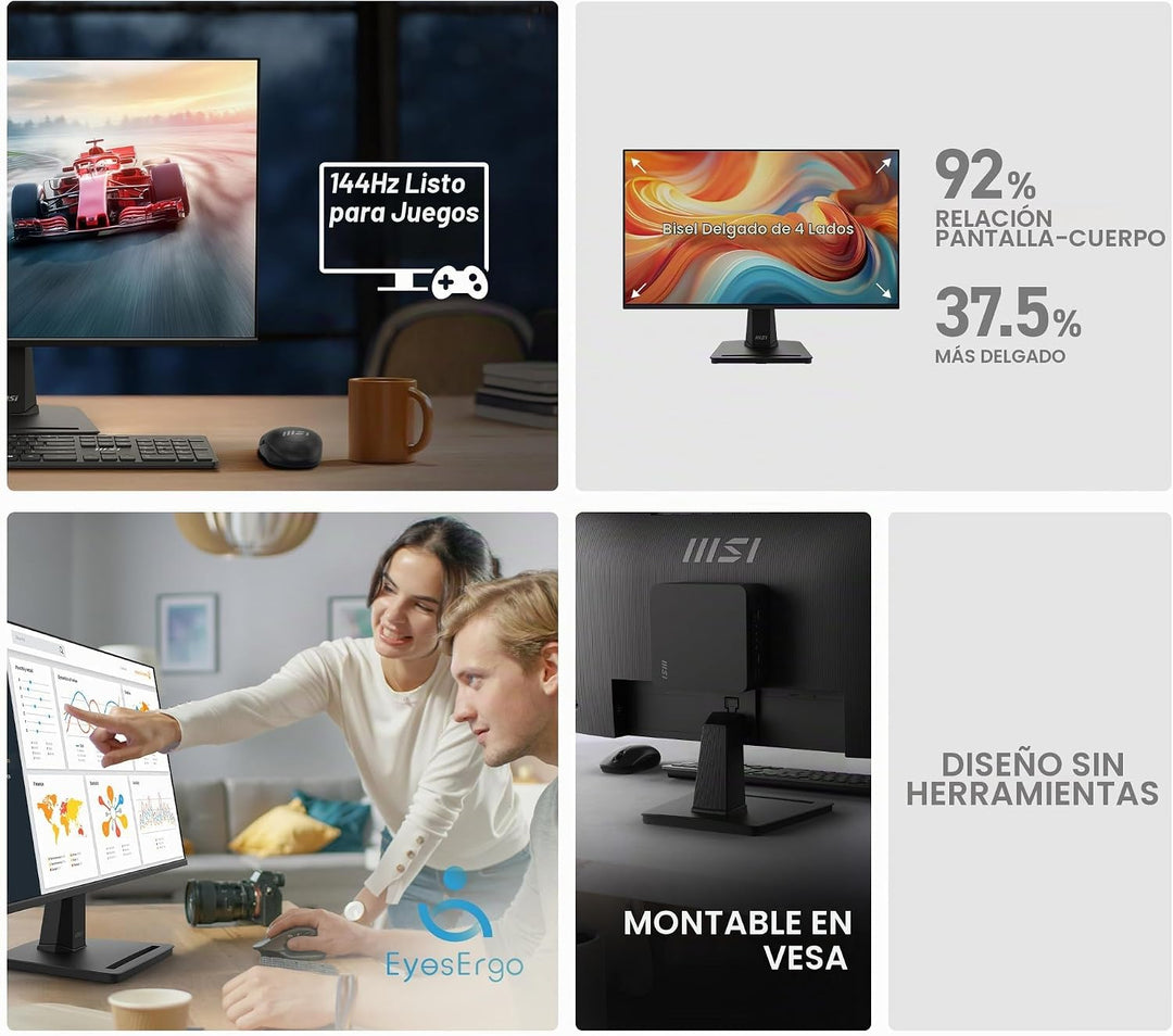 msi PRO MP251 E14L - Monitor de oficina para computadora IPS 1920 x...