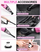 THINKWORK Kit de limpieza de coche con vacío, limpieza profunda para