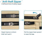Travel Inspira RFID Bloqueo Cinturón de Dinero Oculto