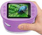 Microscopio para niños, pantalla de 2.0 pulgadas, microscopio digital 1000X para niños, mini microscopios de mano de bolsillo para niños, regalo de festival de cumpleaños, juguetes divertidos