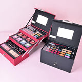 Wisnewth Kit de maquillaje todo en uno de 45 piezas con estuche de...