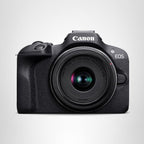 Canon Cámara sin espejo EOS R100 con lentes de 0.709-1.772