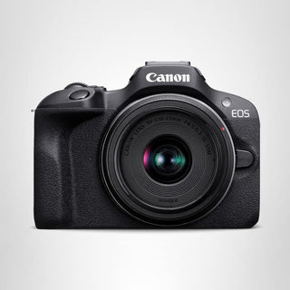 Canon Cámara sin espejo EOS R100 con lentes de 0.709-1.772 in y 2.1...