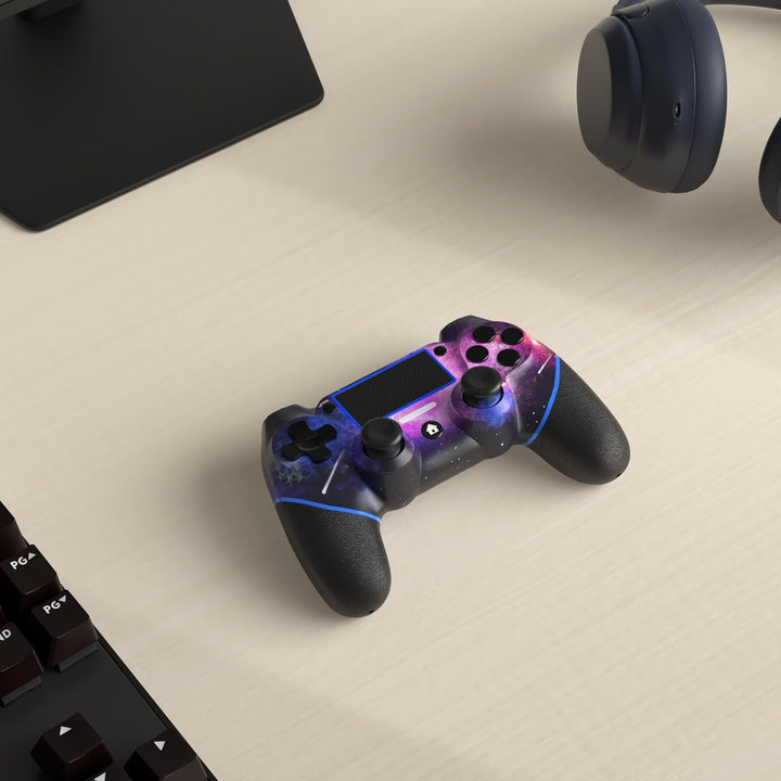 AceGamer Wireless Controller for PS4, Custom Design V2 Gamepad Joys...