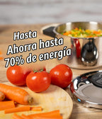 Kuhn Rikon Duromatic Classic NEO - Olla a presión con mango lateral de 7 L, hecha en Suiza, ultrarrápida y eficiente energéticamente, base súper térmica gruesa, segura y duradera