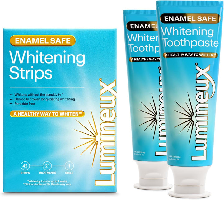 Lumineux Whitening Duo Set - Sin peróxido - Esmalte seguro para die...