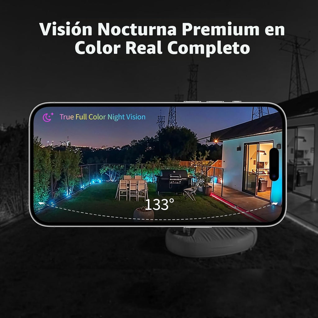Aqara 4MP Camera Hub G5 Pro WiFi, Cámara de Seguridad con Visión Nocturna a Color Real