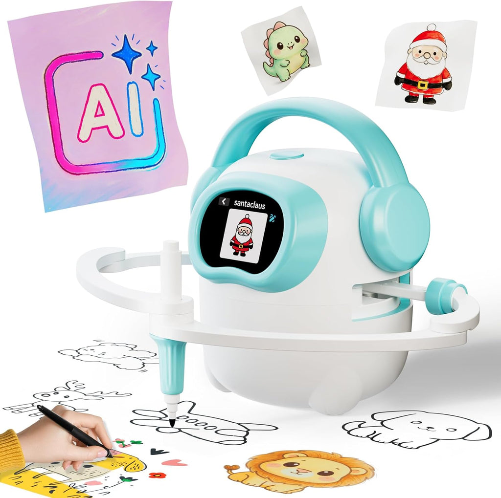 Robot de dibujo AI para niños, más de 10000 imágenes generadas por IA gratis, biblioteca de imágenes actualizada regularmente, juguetes educativos de aprendizaje para niños y niñas de 3 a 8 años