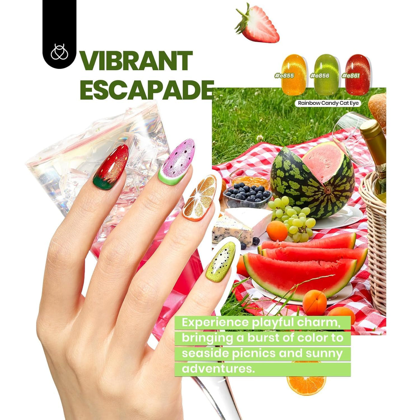 Beetles - Juego de esmaltes de uñas de gel de ojo de gato, 36 color...