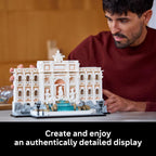 LEGO Architecture Fuente de Trevi Juego de Construcción - Modelo Coleccionable del Monumento Italiano para Exhibición para Adultos, 18+ - Regalo para Mujeres y Hombres - 21062