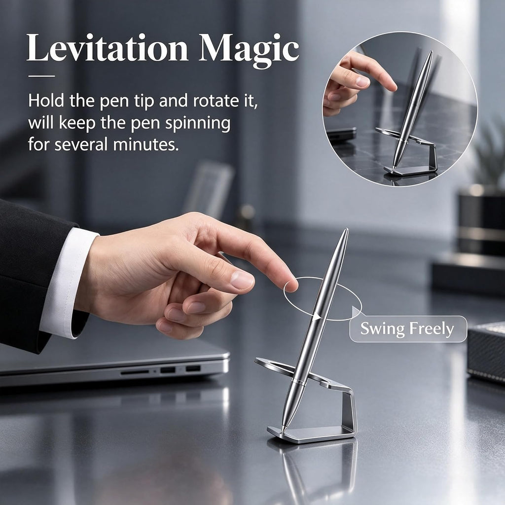 Pluma magnética del hilandero de la gravedad del metal de la levitación
