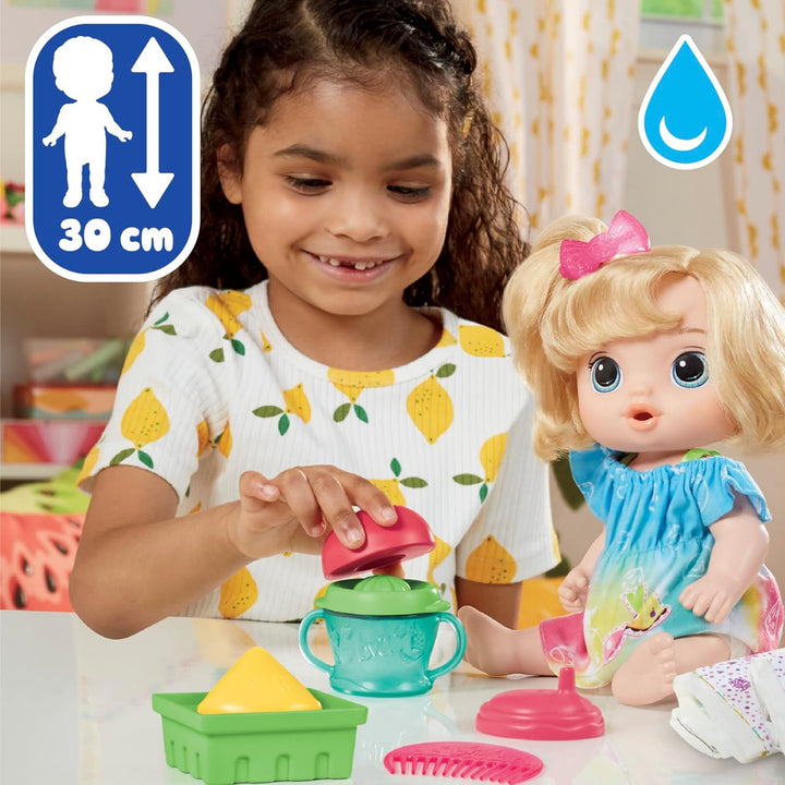Muñeca Baby Alive Fruity Sips, manzana, juguetes para niñas de 3 añ...