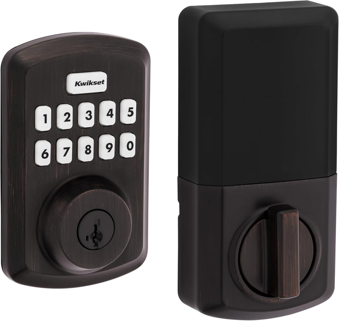 Kwikset Powerbolt 250 - Cerradura electrónica de transición con tec...