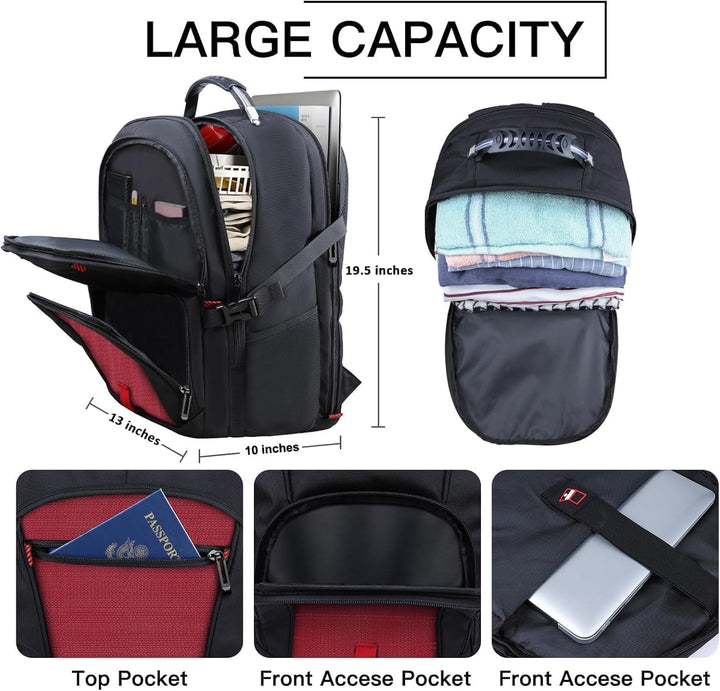 ANTERK Mochila extra grande, mochila para portátil de viaje, mochil...