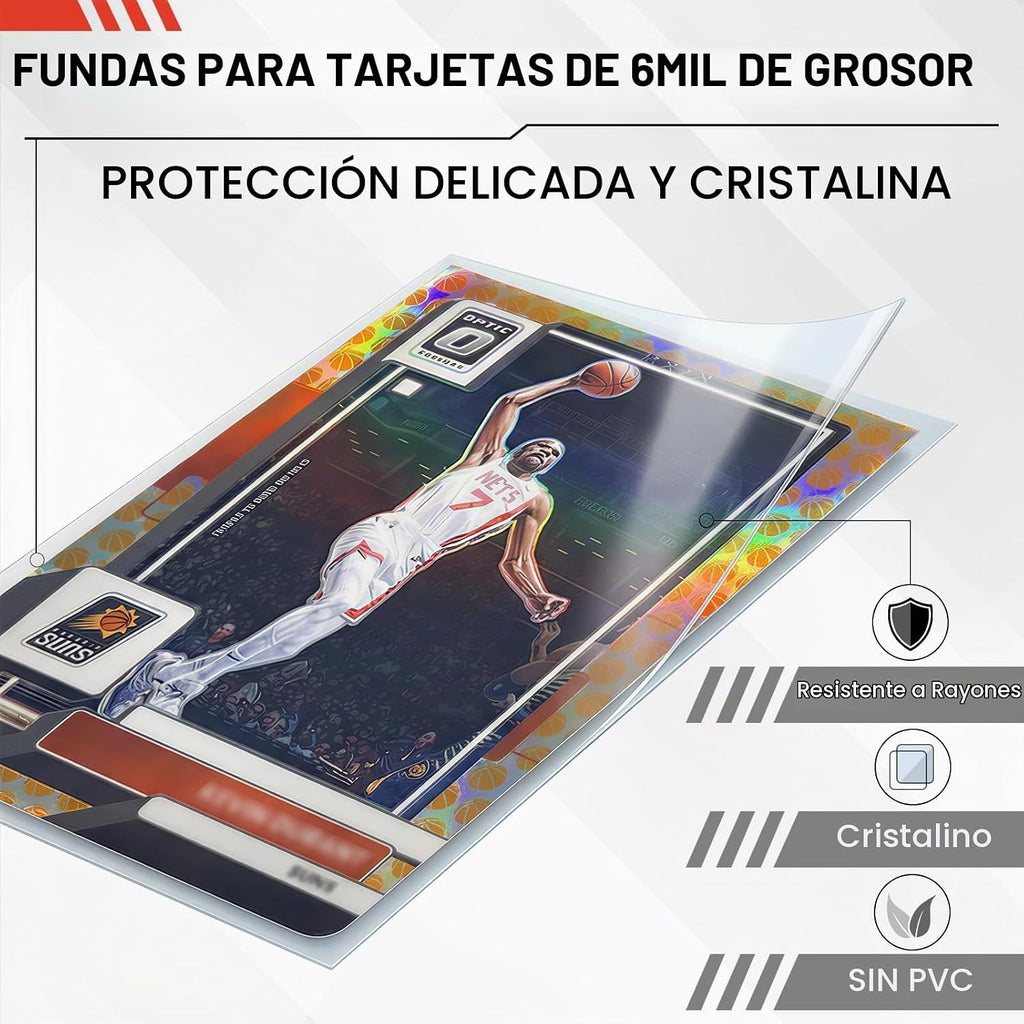 Carpeta de 9 bolsillos para tarjetas coleccionables, álbum con