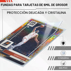 Carpeta de 9 bolsillos para tarjetas coleccionables, álbum con