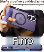 SPIDERCASE - Funda magnética para iPhone 16, soporte integrado, color