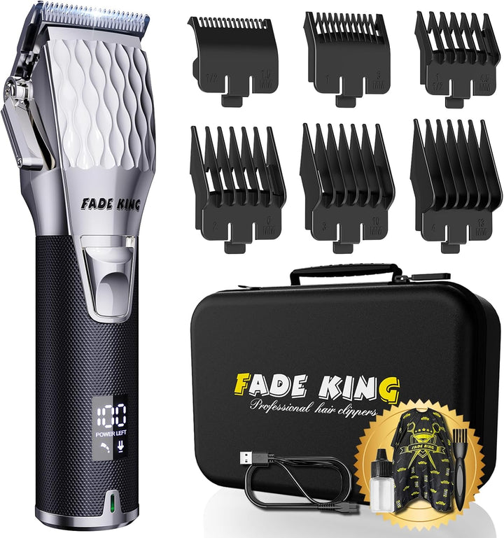 FADEKING® Cortapelos profesionales para hombres, cortapelos inalámb...