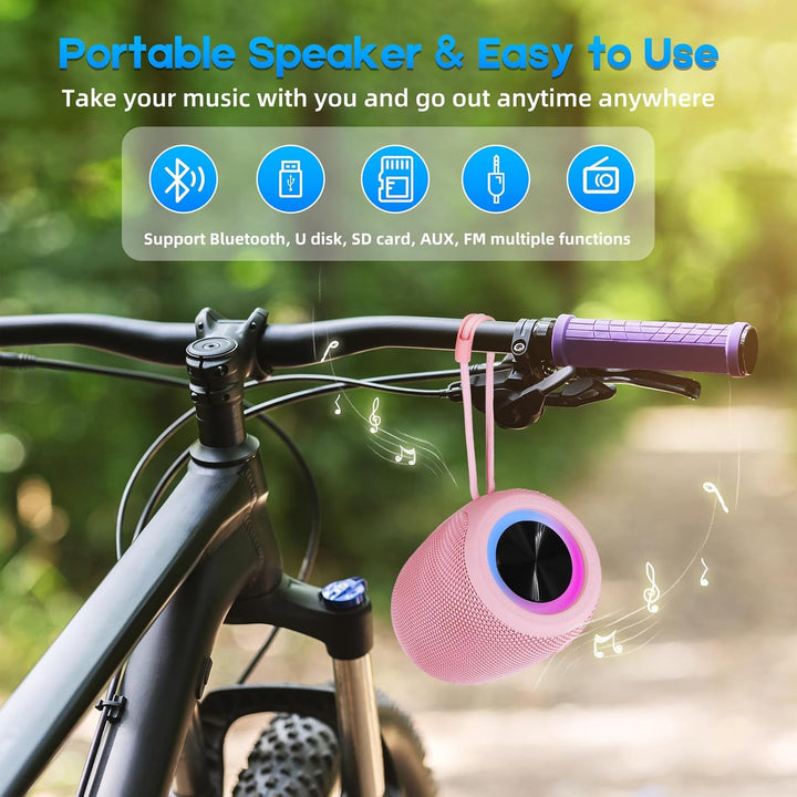 Parlante Bluetooth portátil, altavoz inalámbrico BT5.3 de 20W con d...