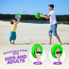 Juego de pelotas para lanzar y atrapar mejoradas – Juguetes de playa al aire libre Juegos de béisbol – Resistente y resistente al agua para el patio de la piscina – Regalo clásico para niños
