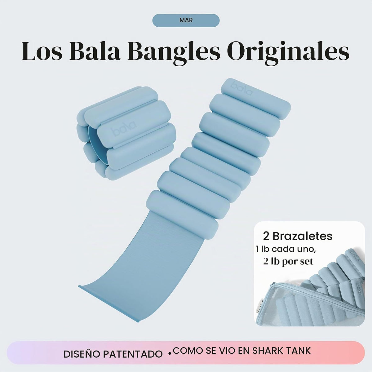 Bala Brazaletes para muñeca y tobillo para mujeres y hombres