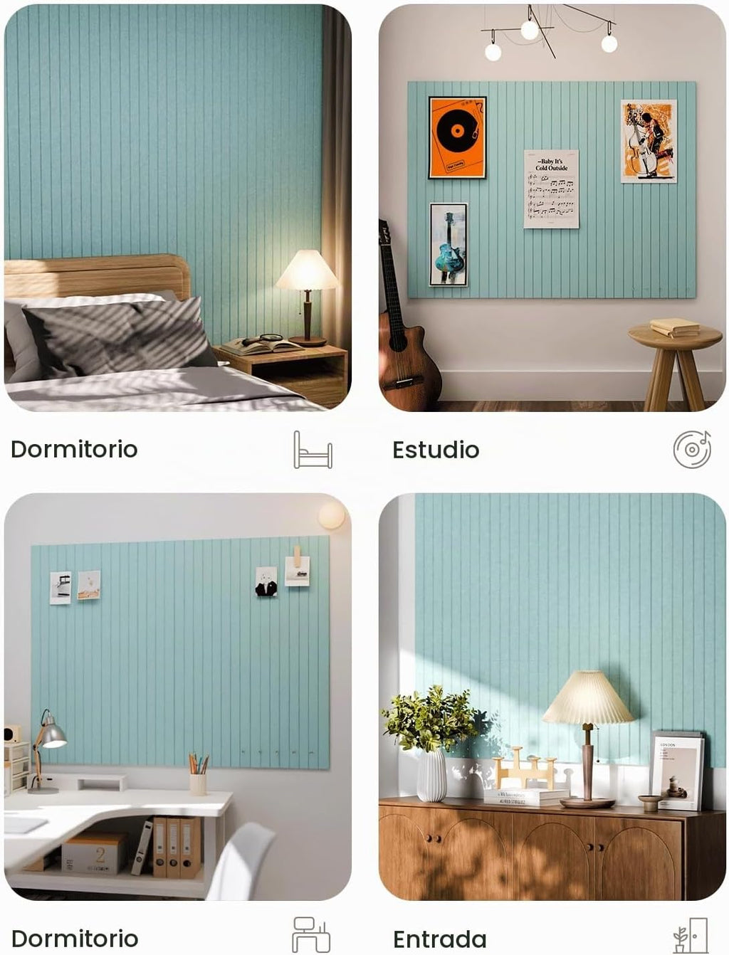 Tablero de anuncios de fieltro y tablero de corcho alternativo 48