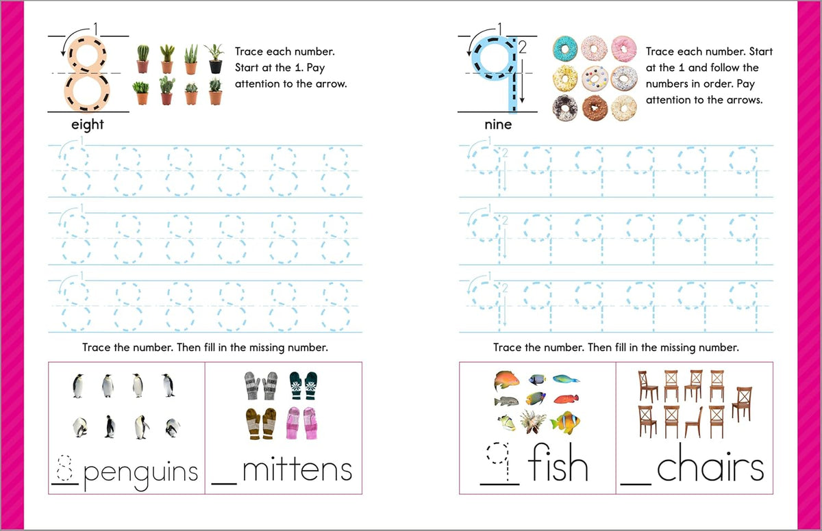 My First Learn-to-Write Workbook: Practice for Kids with Pen Control, Line Tracing, Letters, and More!