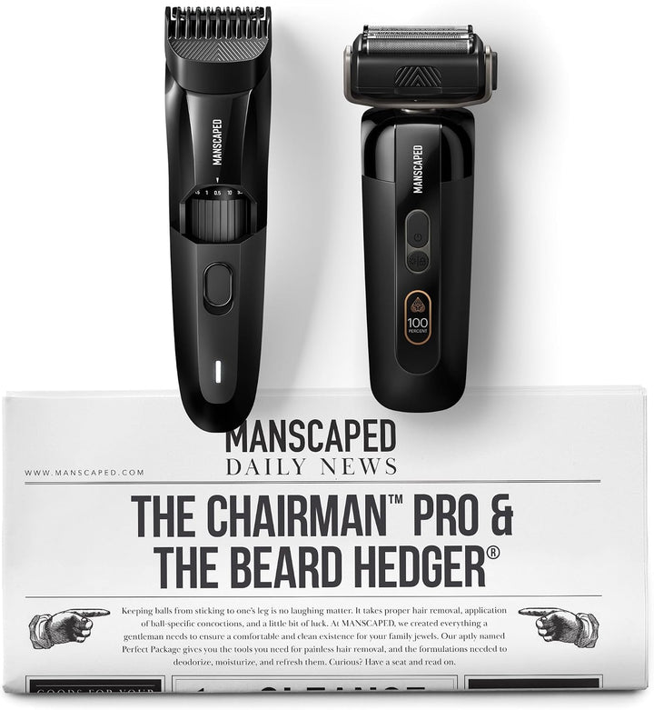 MANSCAPED® The Chairman™ PRO - Afeitadora facial eléctrica para hom...
