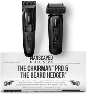 MANSCAPED® The Chairman™ PRO - Afeitadora facial eléctrica para hom...