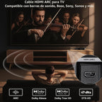 Paquete de 4 cables HDMI de 6 pies