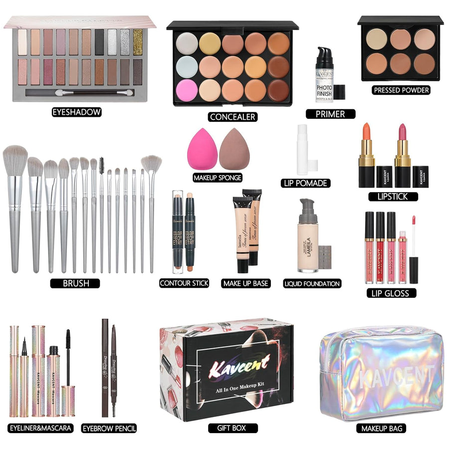 Kit de maquillaje para mujeres Kit completo de maquillaje Juego de...