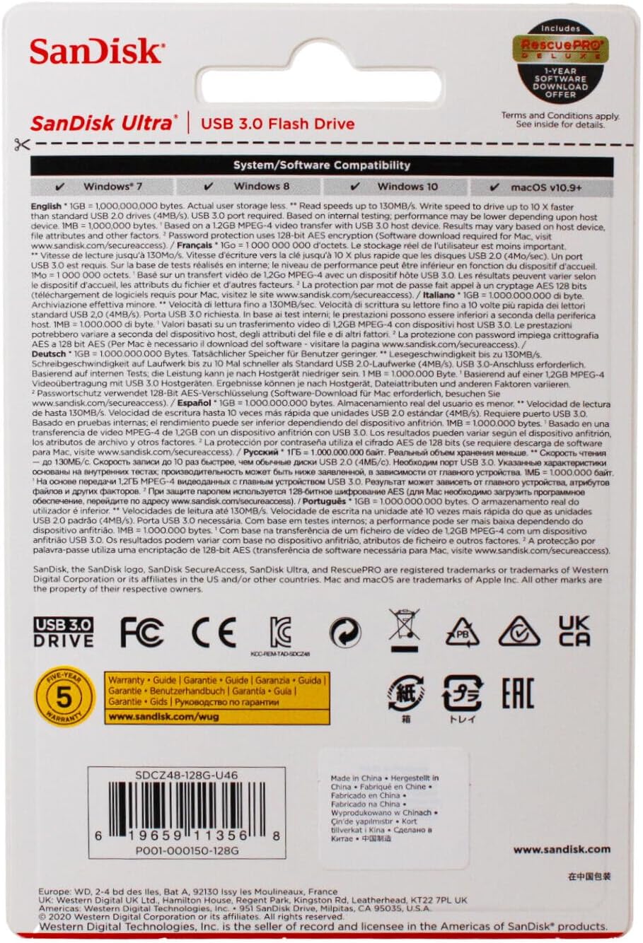 Sandisk 3.0 - Memoria flash