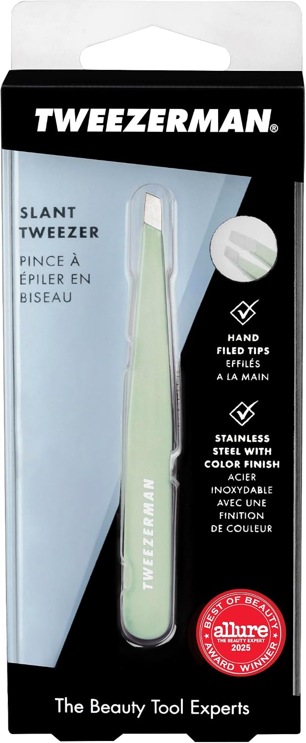 Tweezerman - Pinzas para cejas, pistacho