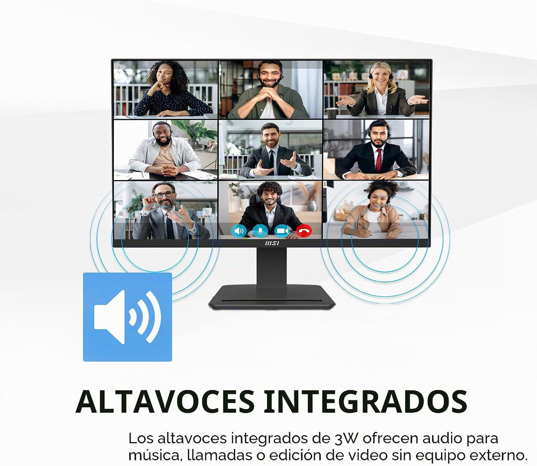 msi PRO MP273 E14A 27 pulgadas IPS 1920 x 1080 (FHD) Monitor de ofi...