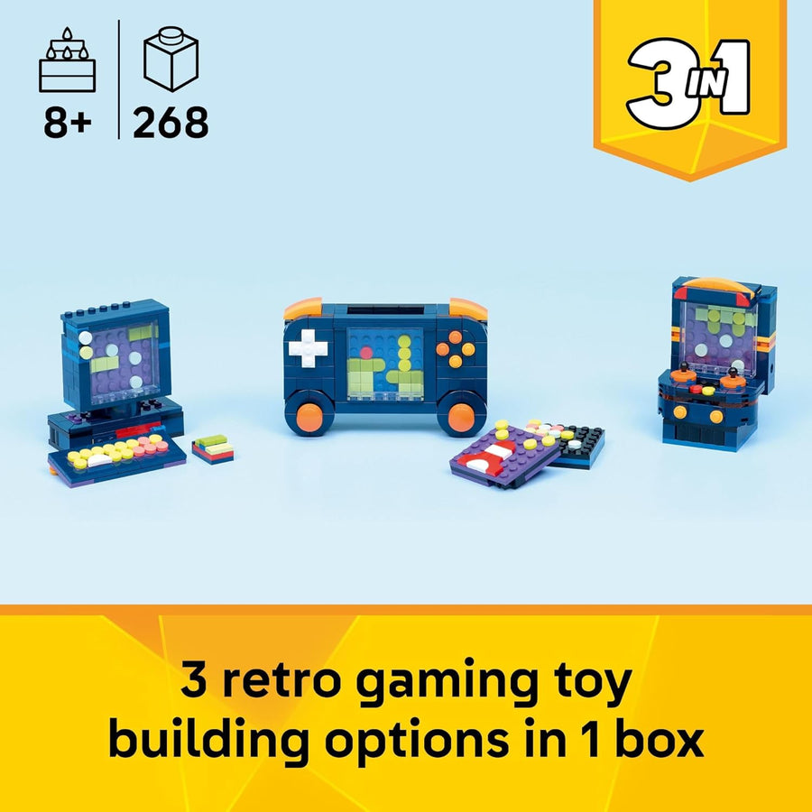 LEGO Creator 3 en 1 Retro Gaming Console Building Toy para