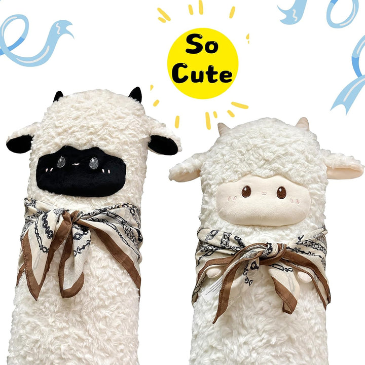 Goylmc Peluche de oveja, almohada de felpa de oveja, cumpleaños y N...