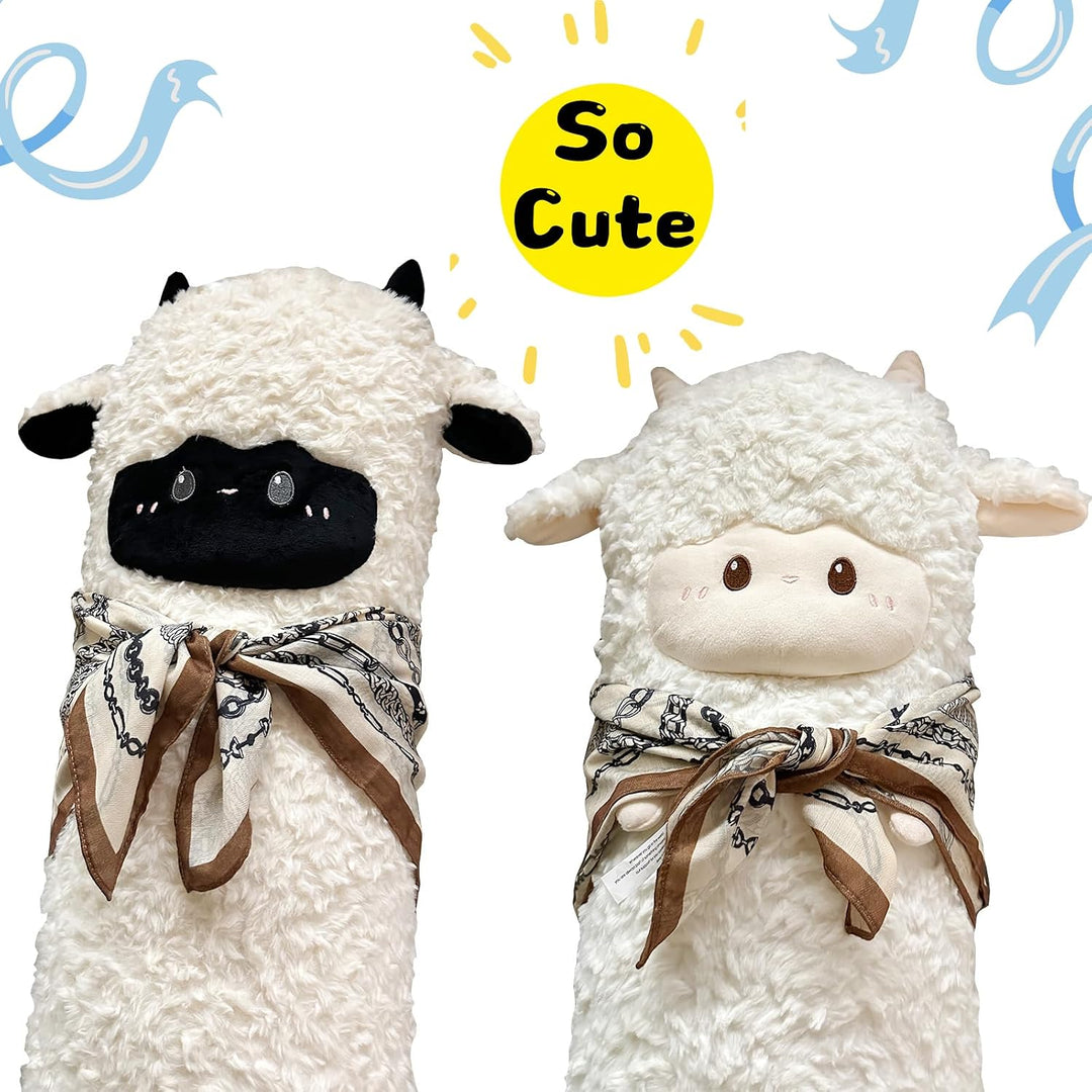 Goylmc Peluche de oveja, almohada de felpa de oveja, cumpleaños y N...