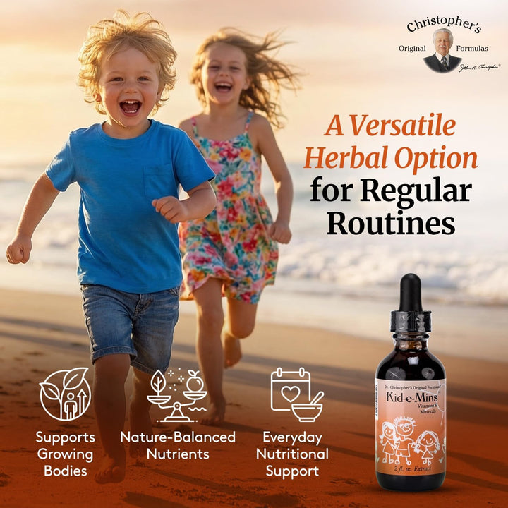 Dr. Christopher Kid-e-Mins Vitamin's and Minerals Líquido de 2 oz