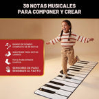 FAO Schwarz Piano gigante con tapete de baile, teclado de suelo de 101 x 29