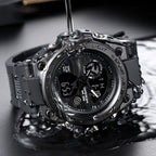 Relojes deportivos para hombre al aire libre, impermeable, militar, fecha, tácticas, LED, alarma, cronómetro