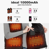 FERNIDA Cargador portátil de batería USB 5V 3A de 10000 mAh para ch...