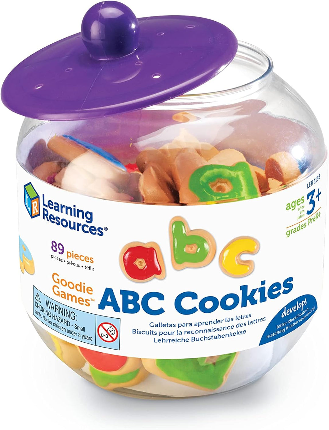 Learning Resources Goodie Games ABC Cookies - Letras del alfabeto,...