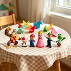 Mario Figuras de acción de PVC para coleccionistas, colección de decoración de fiestas, paquete de regalo (Ma 1)
