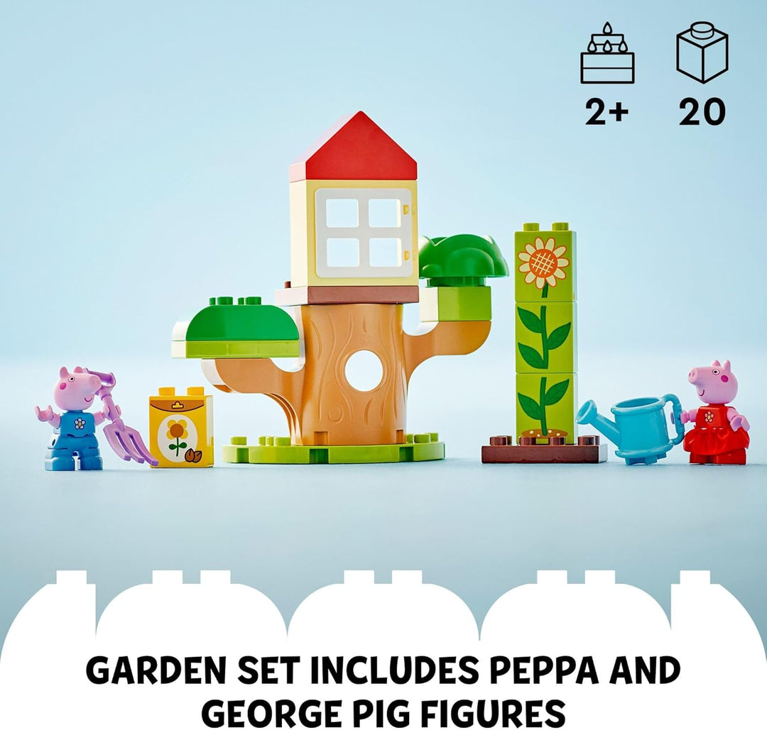 LEGO DUPLO Peppa Pig Garden and Tree House Juguete para Niños Peque...