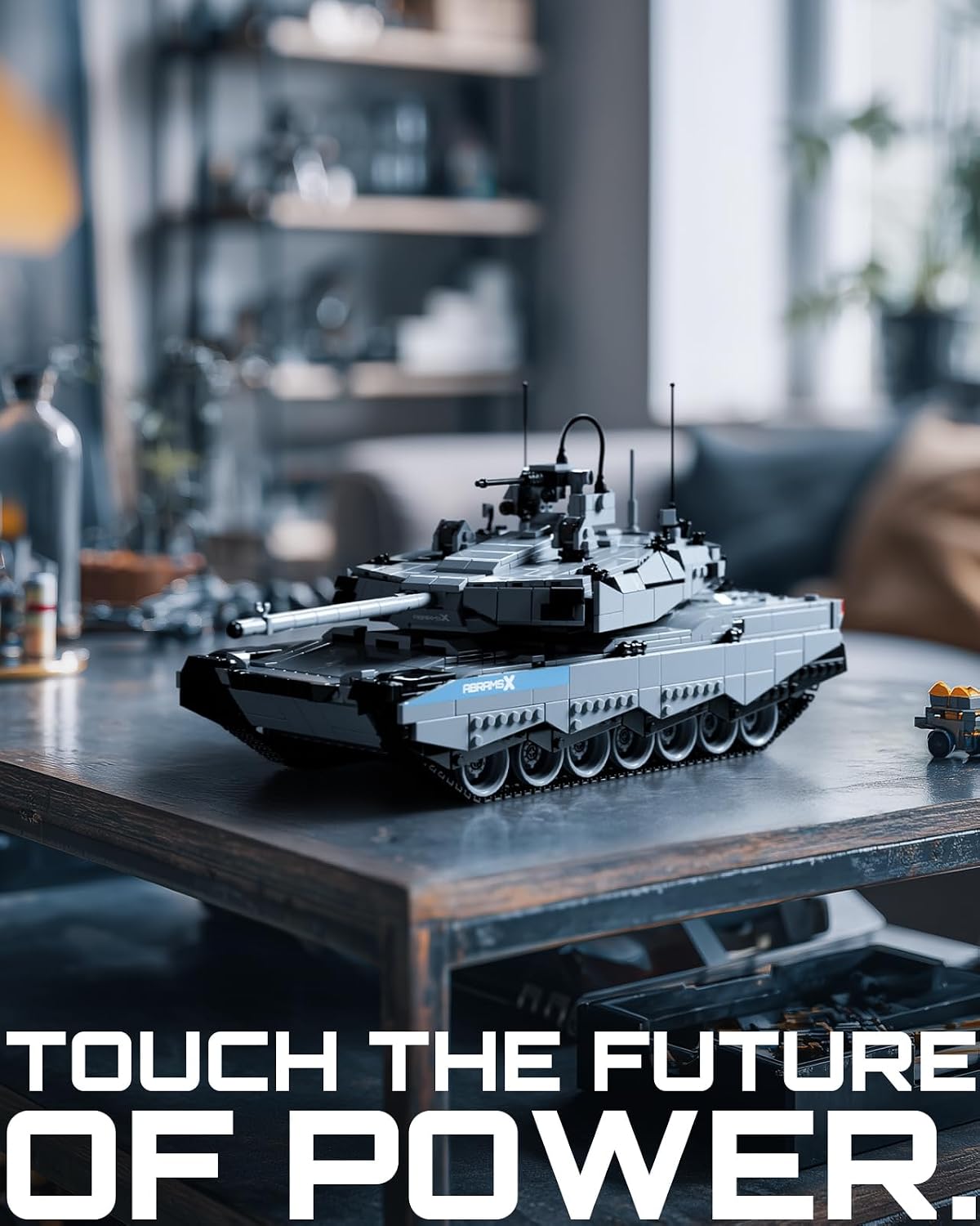 Nifeliz Abrams-X - Juego de construcción de tanques, serie militar, NF10300