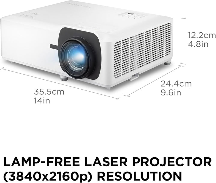 ViewSonic LS901-4K UHD Proyector Láser 4K con 5500 lúmenes, zoom óp...