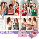 Kit de maquillaje Hot Sugar para adolescentes con estuche de tren,...