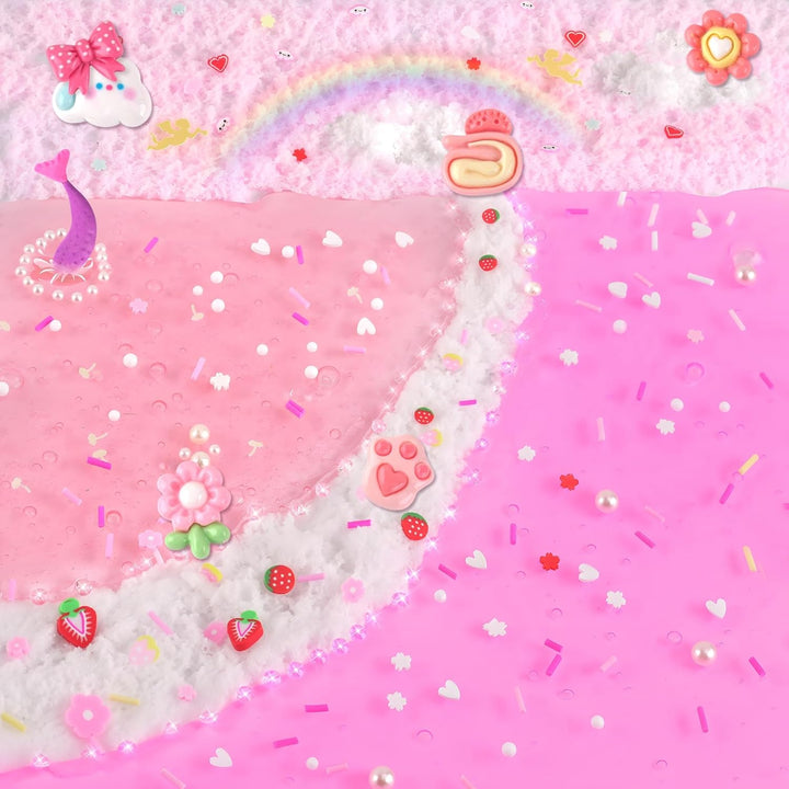 6 Pack de Slimes, Slime Rosa para Niños, Kit de Slime en Nube para...