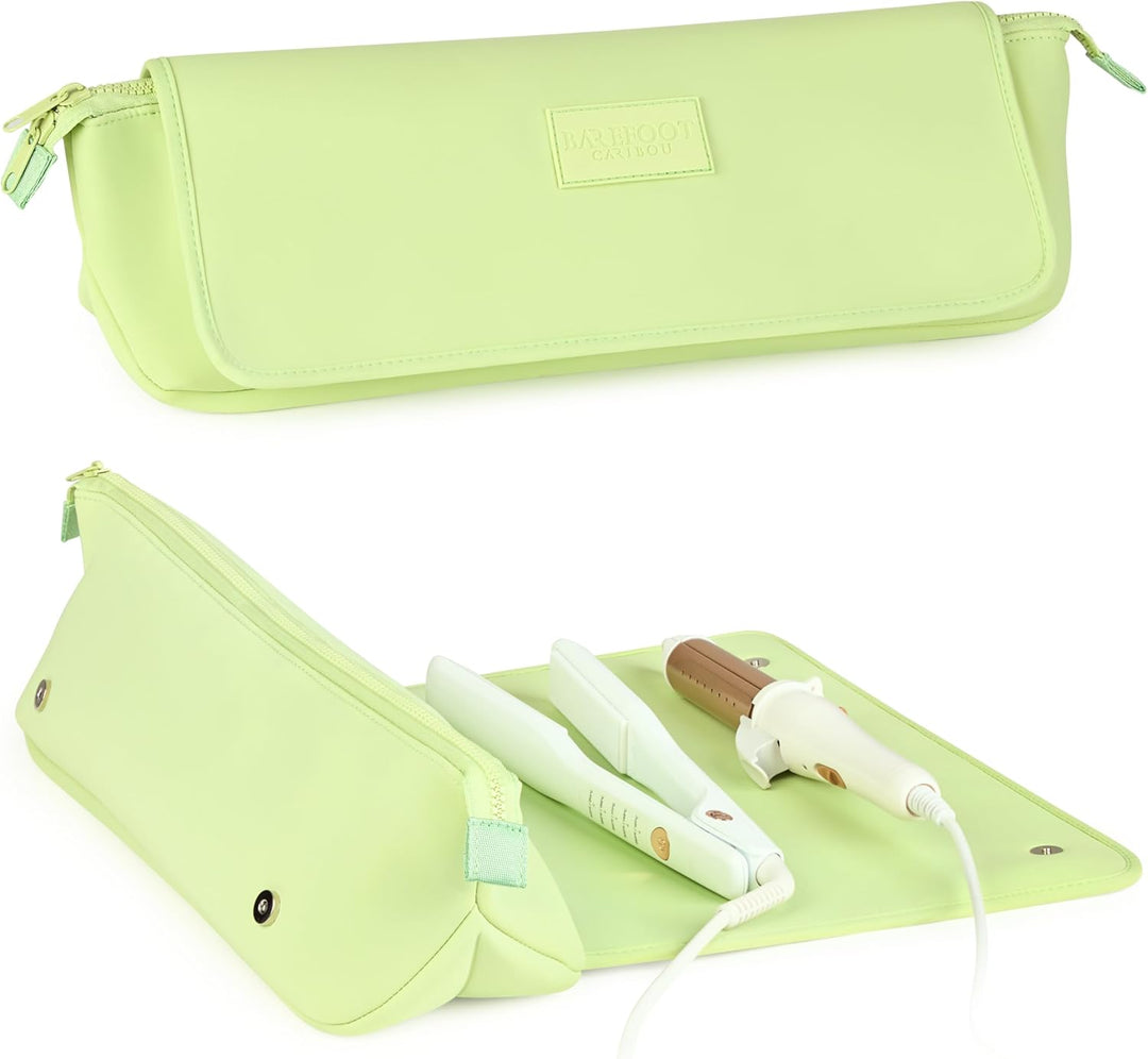 BAREFOOT CARIBOU Bolsa de viaje para herramientas para el cabello y...
