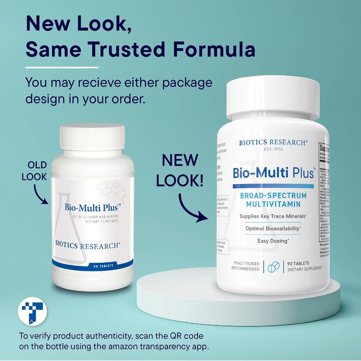 BIOTICS RESEARCH Bio-Multi Plus - Fórmula multivitamínica\/mineral...